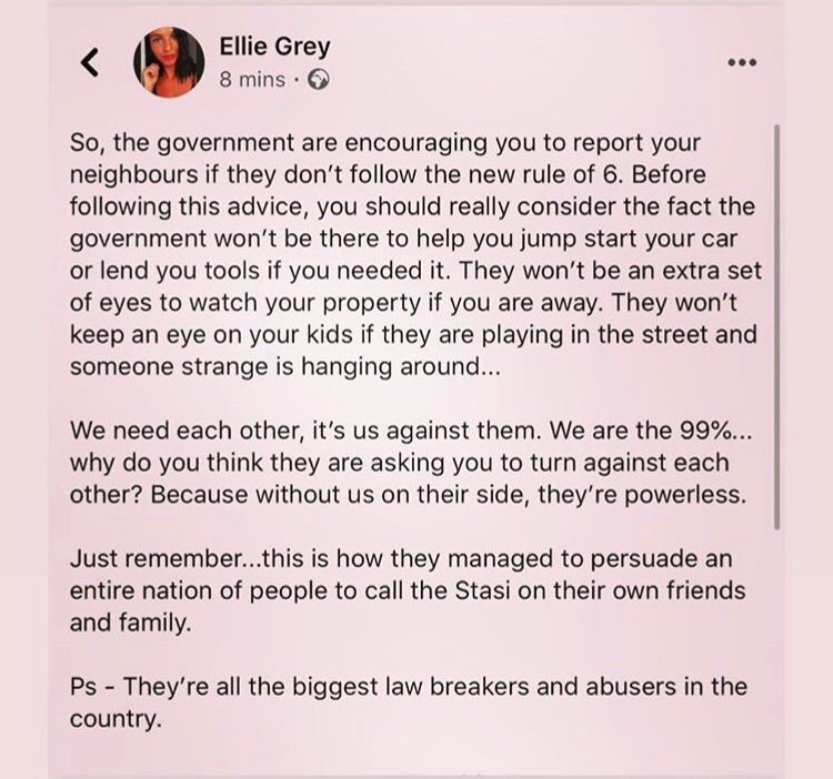 ScouseBirdBlogs's tweet image. Wear a mask, social distance where possible but don’t be a grass for the tories ✌🏼