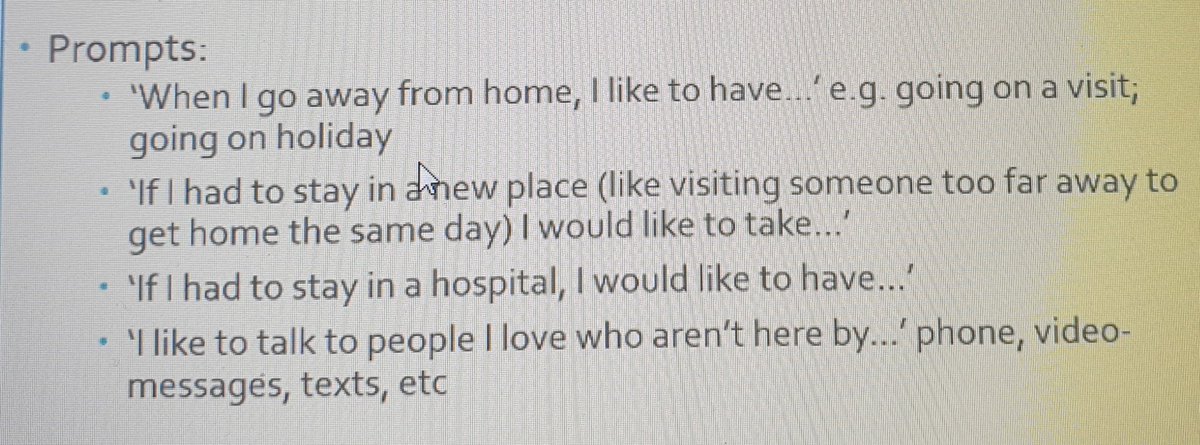 AlisonArmstron's tweet image. Gain an understanding what is important to a person with learning disabilities by using these prompts 
#PCPLD2020 
⬇️⬇️⬇️