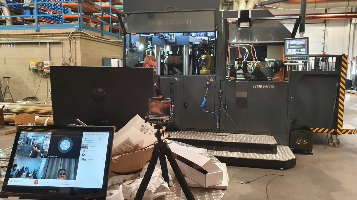 peresaurina's tweet photo. Entrant a la dimensió desconeguda dels webinars, demos online o com vulgueu dir-ne... #neotecman #hotforging https://t.co/C8RVqOtGx9