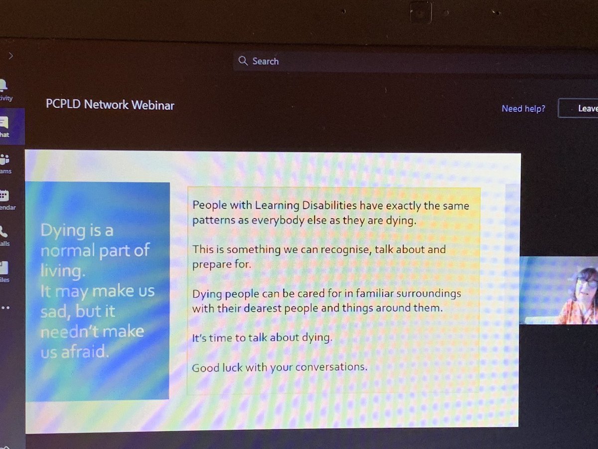 biggsfe's tweet image. A reminder of dying is a normal part of living. Let’s talk more openly about how to make it a good end of life #PCPLD2020