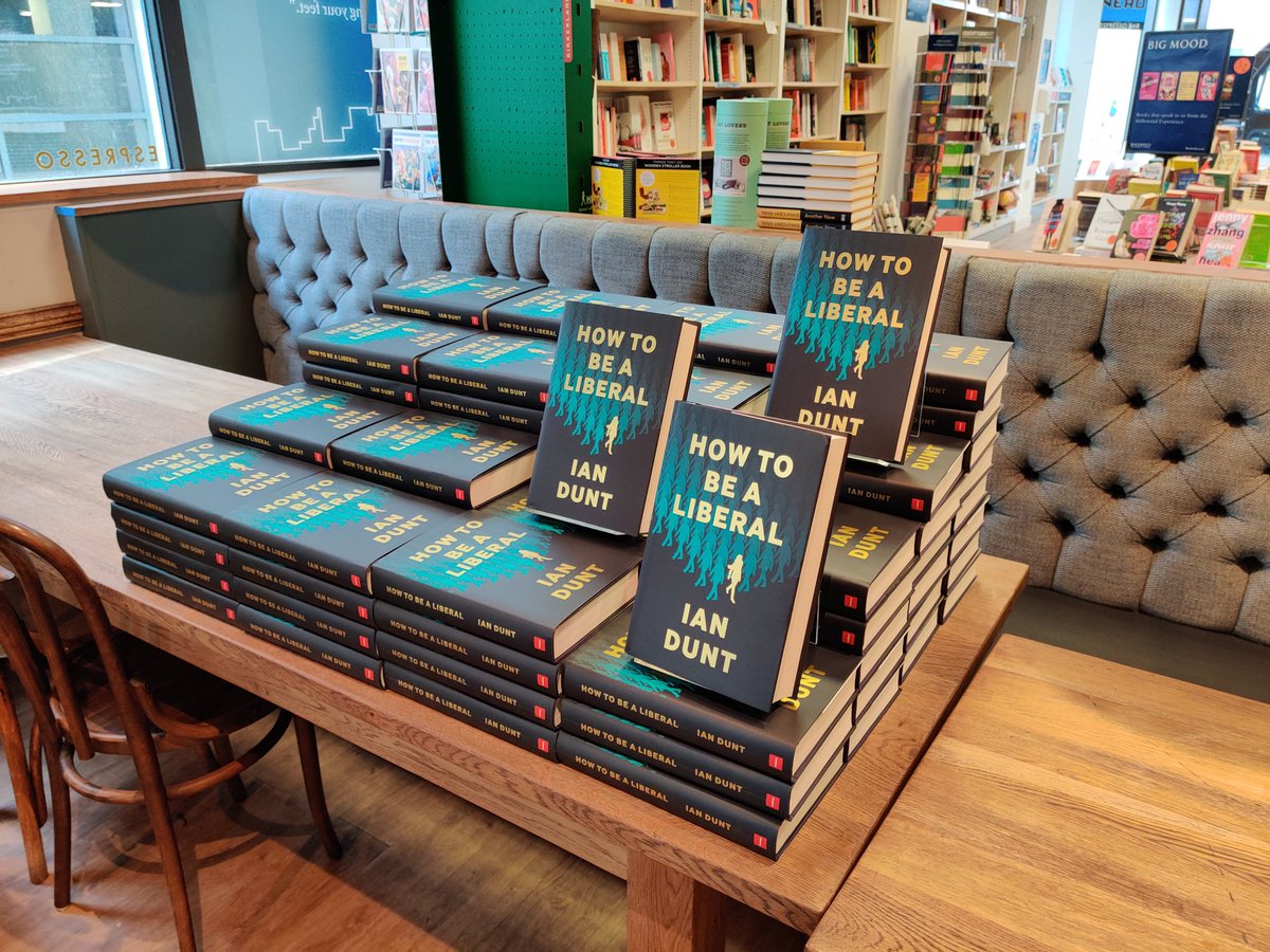 Blackwell's in Holborn. I love it when they put a cafe in a bookshop. You get the smell of coffee and books, which is some kind of next level shit.