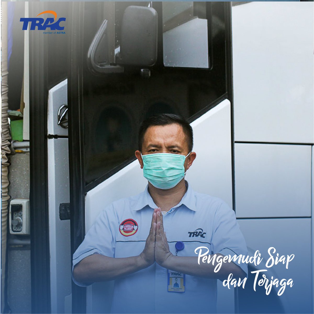 trac_astra's tweet photo. Pengemudi TRAC tak hanya siap untuk menemani perjalanan yang kamu agendakan pasca pandemi, tapi juga sudah dipastikan sehat dan diharuskan untuk menggunakan Alat Pelindung Diri agar mencegah penyebaran COVID-19

#TRACAstra #TRACtoGo #JourneyWithTRAC https://t.co/7S4YzHDTe6