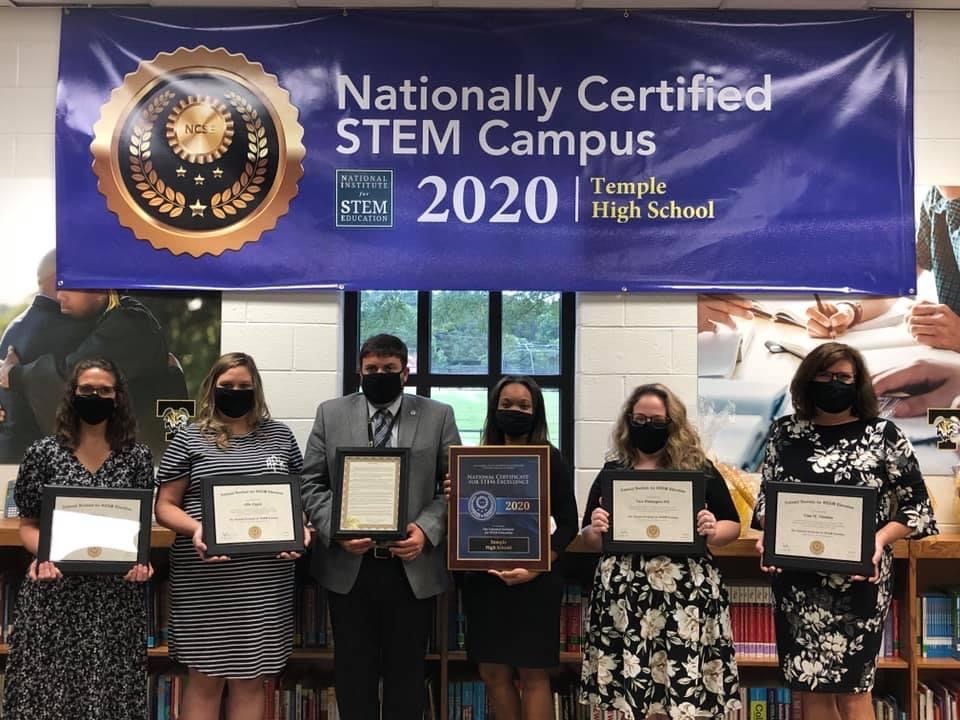 Great night at Temple High! It was my pleasure to be able to publicly recognize them as a Nationally STEM Certified School. I love being a National STEM Certification Campus Coach! Way to go Tigers! #24Strong