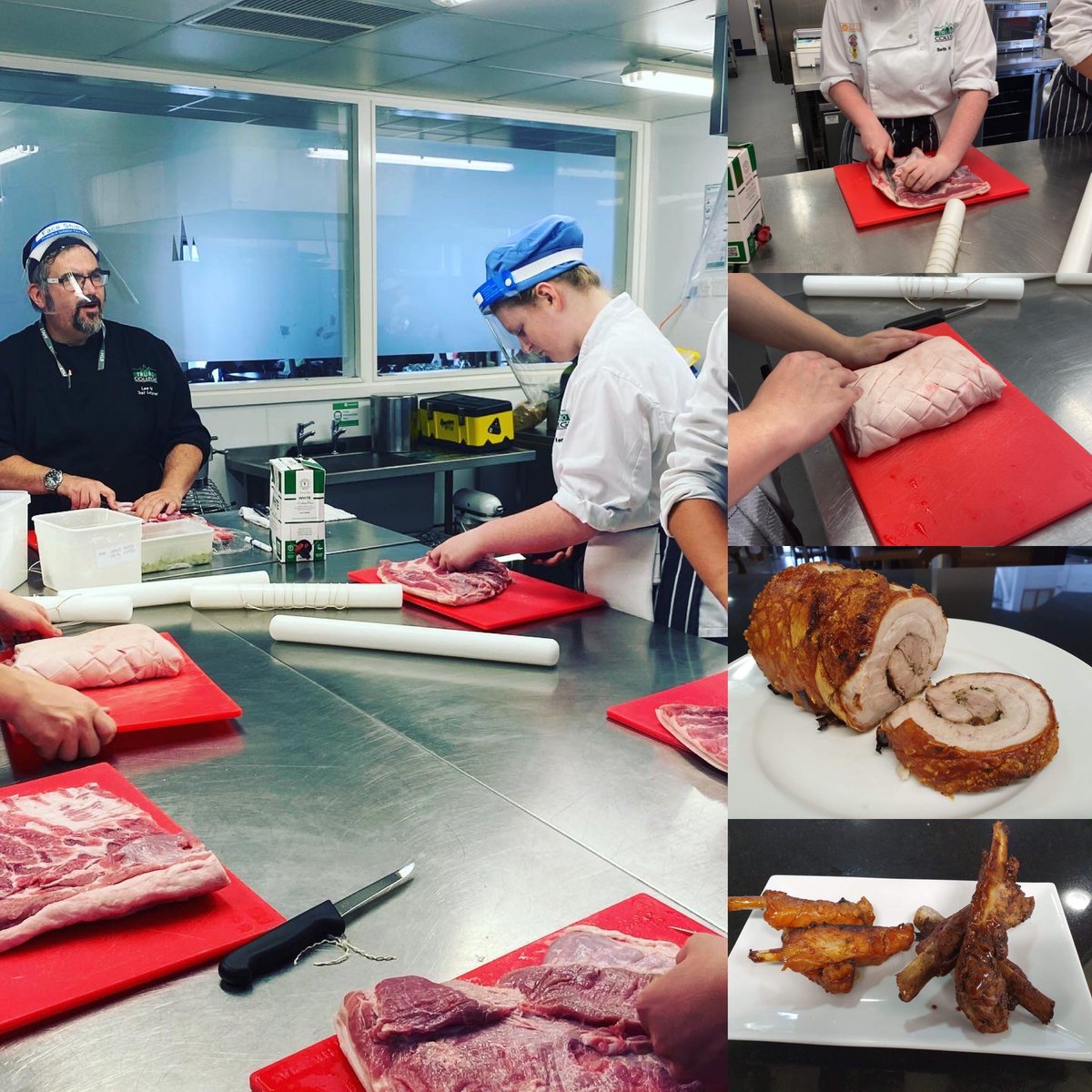 Spires Restaurant (@spiresdining) on Twitter photo Butchery lesson with our Level 2 Professional Cookery students. With local meat from <a href="/Etheringtons/">Brian Etheringtons</a> Butchery lesson with our Level 2 Professional Cookery students. With local meat from <a href="/Etheringtons/">Brian Etheringtons</a>