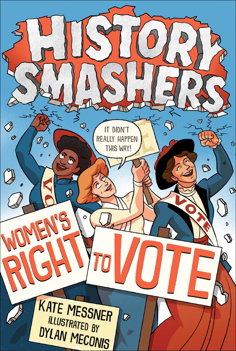 I’m really grateful that our new HISTORY SMASHERS series is becoming part of that conversation in so many classrooms. If you teach & haven’t seen them yet, books 1 and 2 are out now. They smash some of the myths surrounding the 1st Thanksgiving & the fight for women’s suffrage.