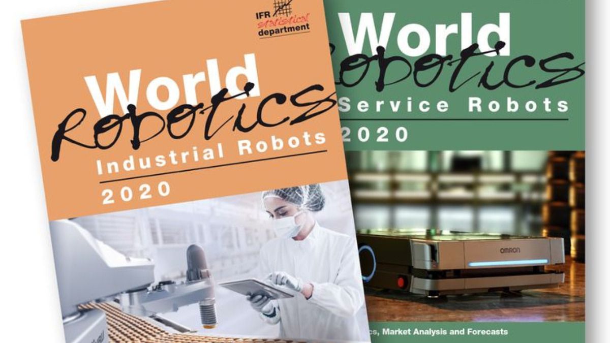 IFR_Robots's tweet image. We will publish the 2019 figures on robot shipments in one week. Place your order today to get immediate access to the data on 24 Sept. ifr.org/worldrobotics/ #robots #robotics #WorldRobotics2020