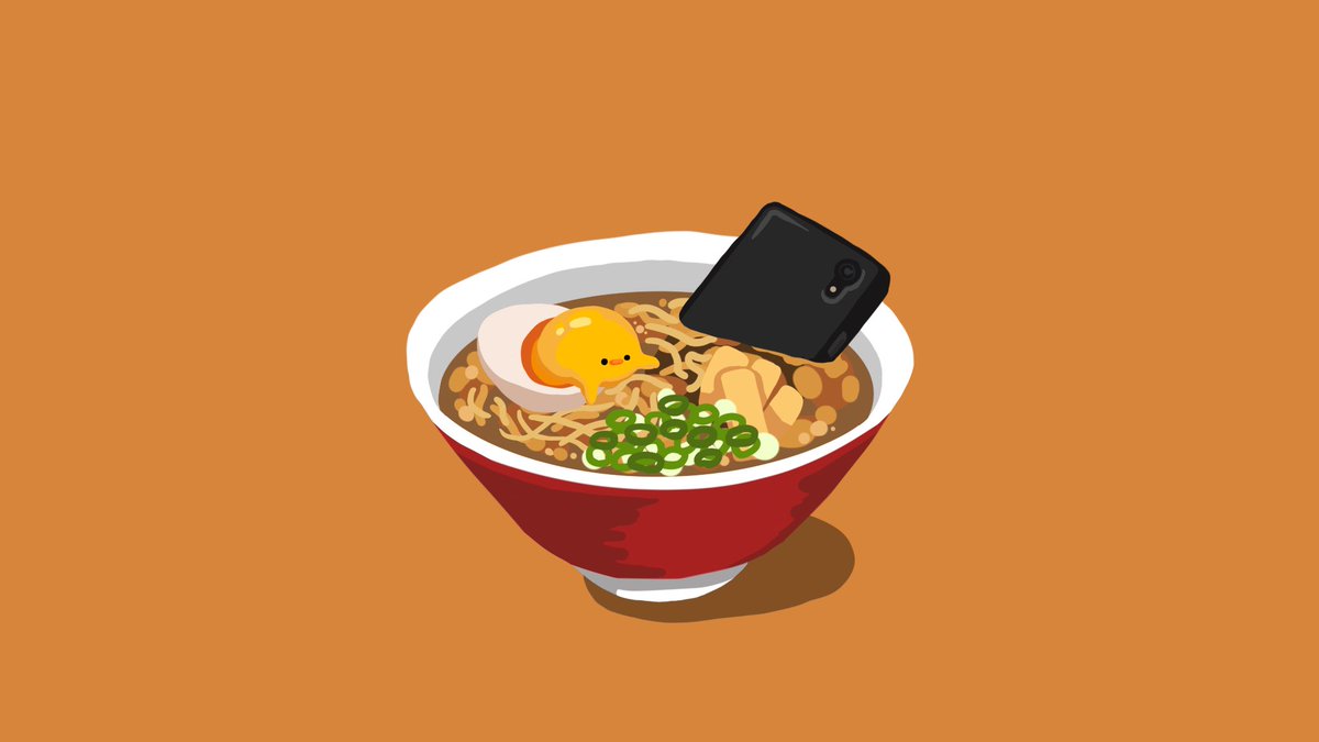 no humans food orange background food focus bowl simple background phone  illustration images