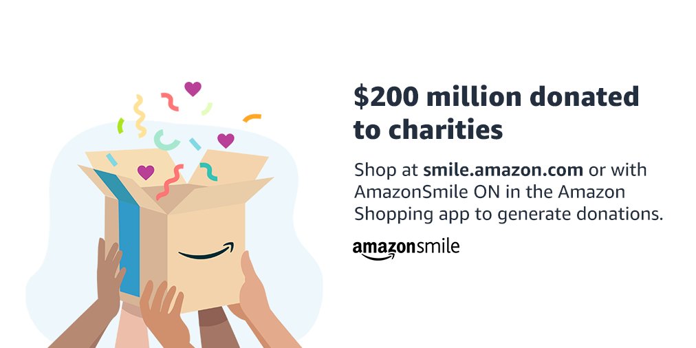 AmazonSmile has donated over $200 million to charities worldwide! You can help increase AmazonSmile donations to Ashtabula County YMCA by shopping at smile.amazon.com/ch/34-0726066 or with AmazonSmile ON in the Amazon Shopping app.