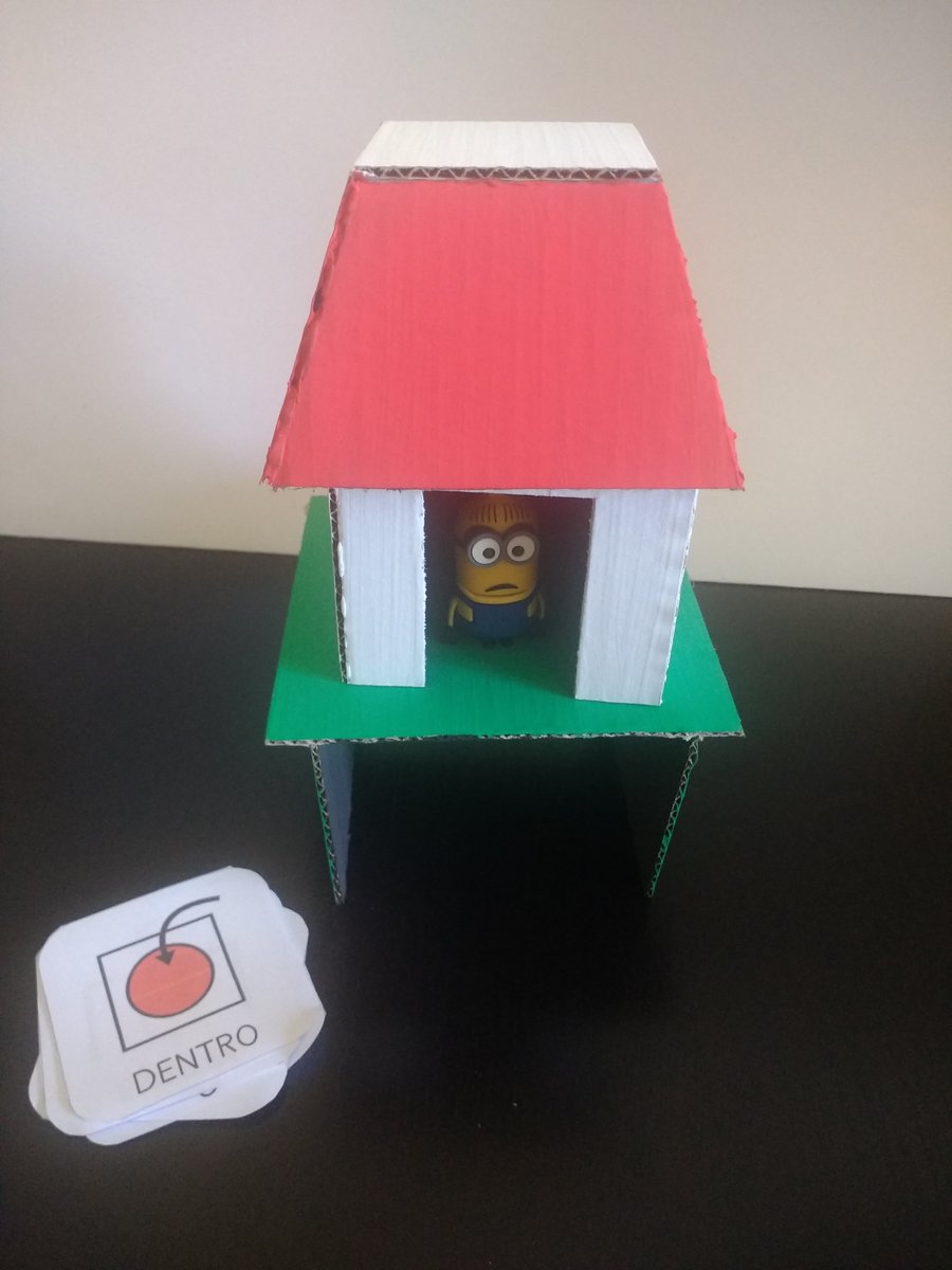 carmenb_mg's tweet photo. Casita desmontable hecha con #cartonreciclado para trabajar #conceptosespaciales.
#hazlomotivador #hazlovisual #hazlomanipulativo #hazlotumismo #hazloconellos #DIY 

https://t.co/cRnG7jRDyC https://t.co/Jdp23KGd1p