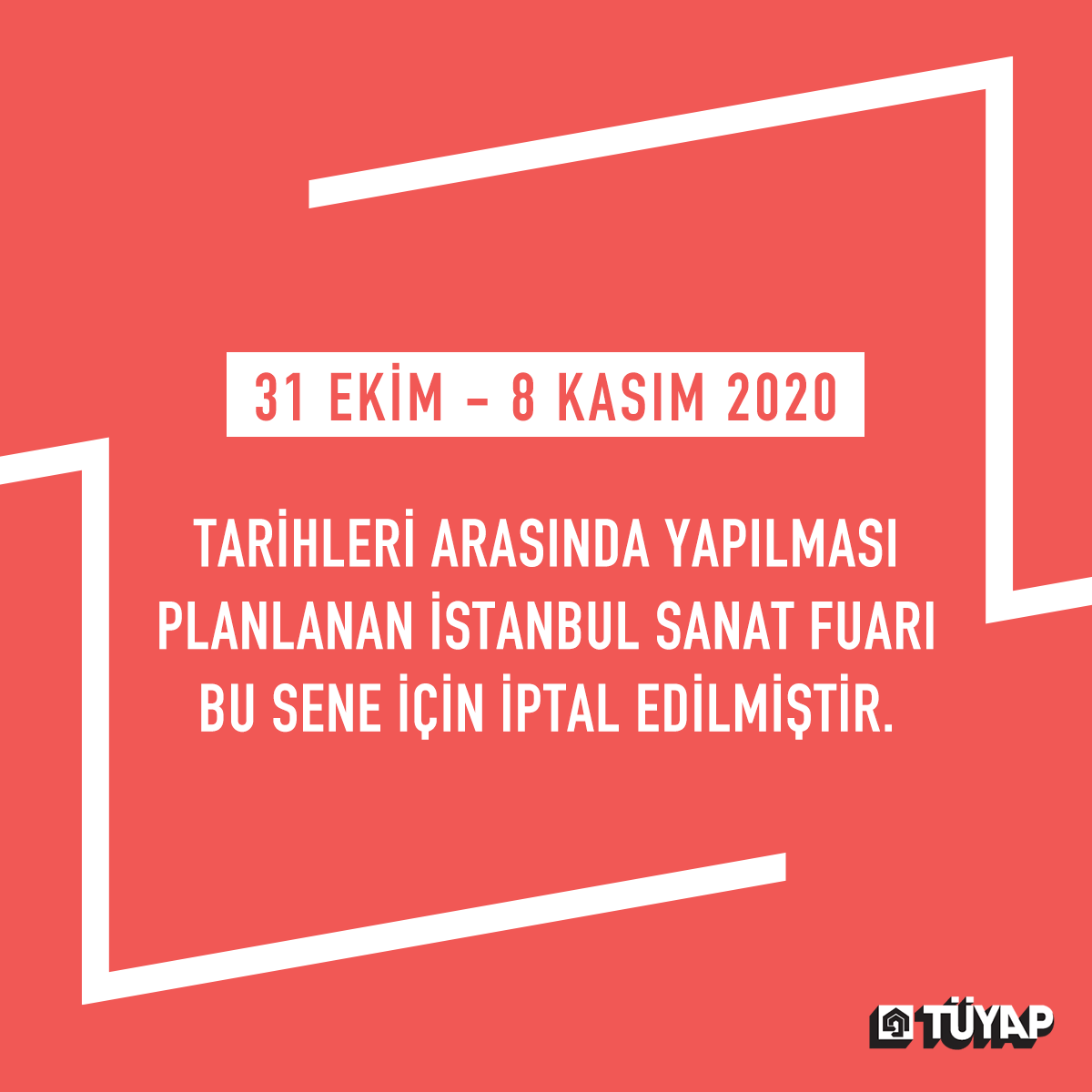 İstanbul Sanat Fuarı, galerilere, bağımsız genç sanatçılara, sanat inisiyatiflerine, üniversitelerin güzel sanatlar fakültelerine  ev sahipliği yaparak yüzlerce sanatçının eserlerini sanatseverlerle buluşturmuştur. Fuarımız bu sene için iptal edilmiştir.