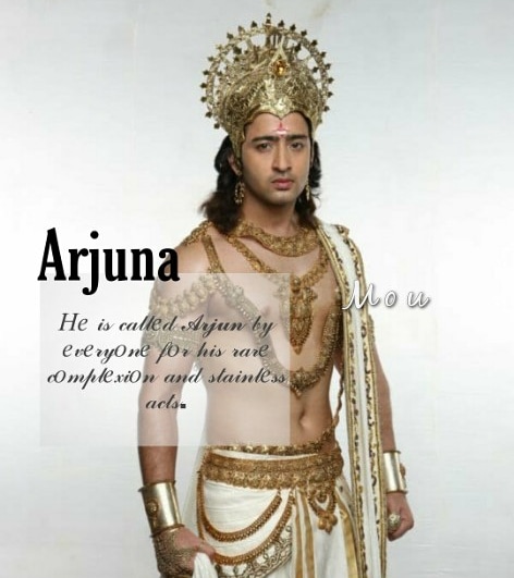 Arjun or Arjuna – He is called Arjuna by everyone for his rare complexion and stainless acts  #ShaheerSheikh  #ShaheerAsArjun  #7YearsOfMahabharatSP