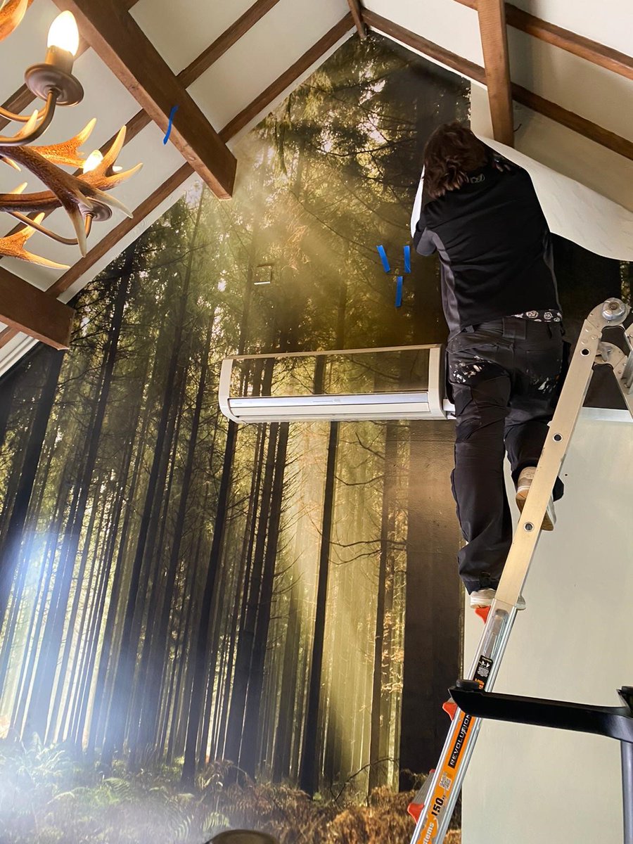 InnoCreationsUK's tweet photo. What “wood” this look like in your workplace or home?👀🦄 We love a #Behindthescenes pic here at Innovation HQ💕

📞 01902 244316
✉️ lizzy@innovationcreations.co.uk
🌍 https://t.co/8v8Ds3Iq8O
   
#wallgraphics #wideformat #printing #print https://t.co/xEULnd4oDB