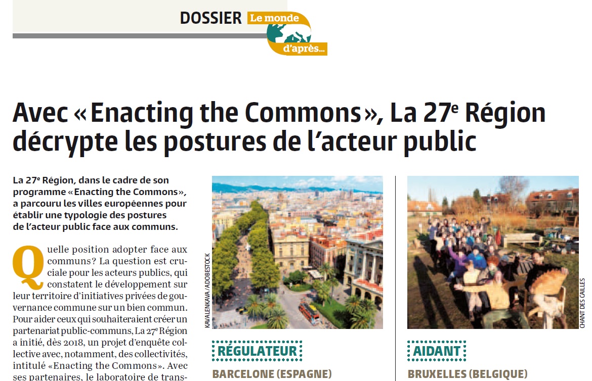 Mission Communs Ville de Grenoble (@communsvdg) on Twitter photo Les communs comme solution du monde d'après !
« Partout dans le monde, notamment en Europe, des organisations de la société civile et des villes explorent la question des communs » <a href="/SBoisChoussy/">Sylvine Bois-Choussy</a> retour sur <a href="/EnCommons/">Enacting The Commons</a> ds <a href="/Lagazettefr/">La Gazette des communes</a> <a href="/CommunsVdG/">Mission Communs Ville de Grenoble</a> <a href="/VilledeGrenoble/">Ville de Grenoble</a> @AnneSophieOlmos Les communs comme solution du monde d'après !
« Partout dans le monde, notamment en Europe, des organisations de la société civile et des villes explorent la question des communs » <a href="/SBoisChoussy/">Sylvine Bois-Choussy</a> retour sur <a href="/EnCommons/">Enacting The Commons</a> ds <a href="/Lagazettefr/">La Gazette des communes</a> <a href="/CommunsVdG/">Mission Communs Ville de Grenoble</a> <a href="/VilledeGrenoble/">Ville de Grenoble</a> @AnneSophieOlmos