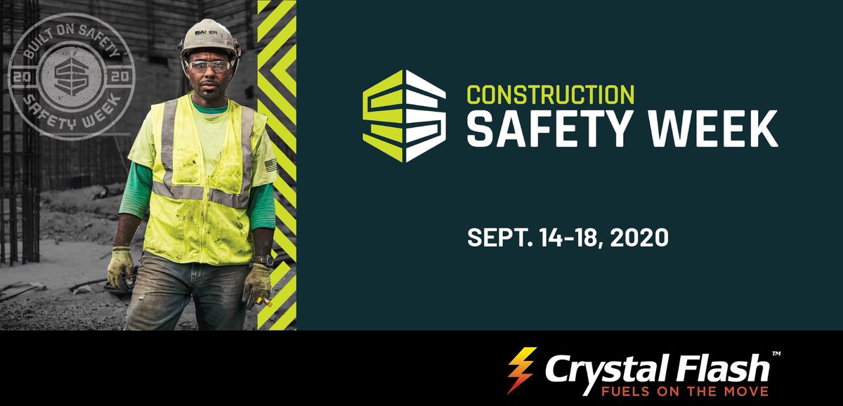 #ConstructionSafetyWeek is an annual industry-wide education and awareness event created in 2014. This year's theme is #BuiltOnSafety.

#CrystalFlash⚡️ #propane🔥 #Michigan✋ #TheCFDifference⚡️ #safetyfirst❤️ #construction👷‍♀️👷 #safety⚠️