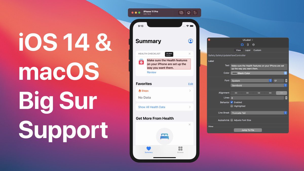 iOS 14 and Big Sur support is here! We’ve also added support for the iPhone SE and recent iPad models.