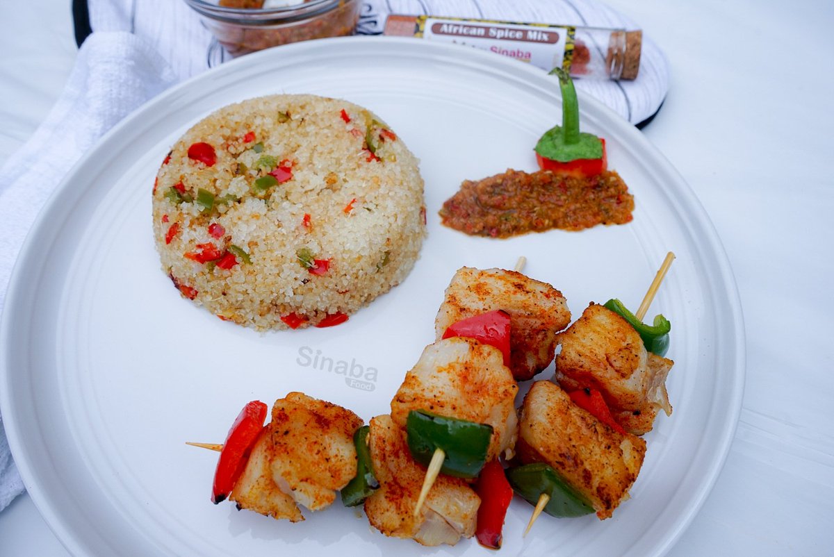 🇨🇮✨Brochettes Mérou Attiéké frit✨
La recette par ici 👇🏾 bit.ly/32Al0Fb
.
🇺🇸✨Grouper Skewers - Fried Attieke✨
📲 recipe : bit.ly/2FF3rL2
.
#attieke #WednesdayMotivation
#Cotedivoire #IvoryCoast #ivorianfood #Africa #africanfood #Food #RecipeOfTheDay #recette