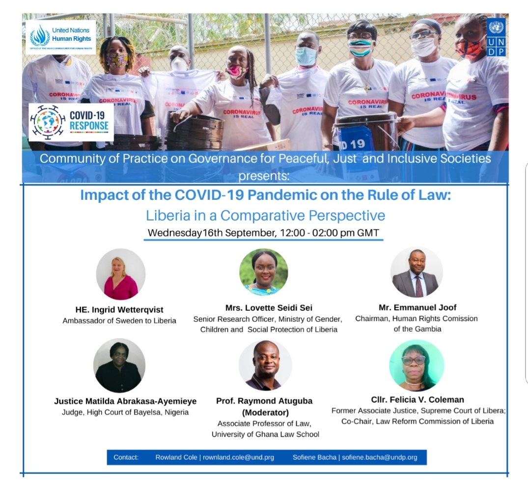 How has emergency powers invoked by Governments affected the enjoyment of human rights in the ECOWAS sub region? <a href="/NHRCGambia/">NHRC of The Gambia</a> Chairperson <a href="/JoofDaniel/">Emmanuel Daniel Joof</a> joins the panel to explain
#PromotingHumanRights 
#inclusivity 
#JusticeAndCovid19