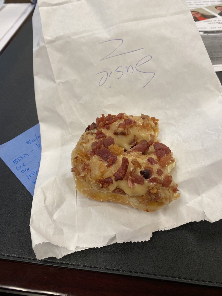 You know it’s going to be a great day when <a href="/SMorganFort/">Steve Morgan</a> delivers donuts to the Safety First Team members. Virtual meeting with face to donut for the win!!!  Thank you. #FortFamily #FortProud