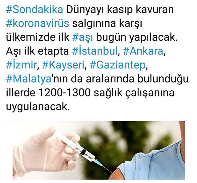 #sondakika #koronavirüsü #aşı #istanbul #ankara #izmir #kayseri #gaziantep #malatya #sağlıkçalışanları  #iPhone12