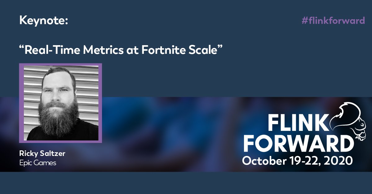 Flink Forward (@flinkforward) on Twitter photo 📣 Keynote Announcement! 📣
<a href="/monstrado/">Ricky Saltzer</a> will share how <a href="/EpicGames/">Epic Games Store</a> is solving #realtime data problems at #Fortnite scale with <a href="/ApacheFlink/">Apache Flink</a> Check out the session and join #flinkforward Global on Oct 21-22 for free at bit.ly/3mqYPsJ 📣 Keynote Announcement! 📣
<a href="/monstrado/">Ricky Saltzer</a> will share how <a href="/EpicGames/">Epic Games Store</a> is solving #realtime data problems at #Fortnite scale with <a href="/ApacheFlink/">Apache Flink</a> Check out the session and join #flinkforward Global on Oct 21-22 for free at bit.ly/3mqYPsJ