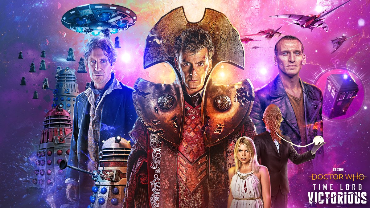 Join <a href="/bbcdoctorwho/">Doctor Who</a> and Time Lord Victorious producer James Goss as he tells all how the show came together, and join Nicholas Briggs, Joe Sugg and Ayesha Antoine for an exclusive sneak peak of the upcoming animated series Daleks, all in the #NYCCMetaverse. bit.ly/MVPanels