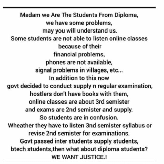 Diehardofmahesh's tweet image. #JusticeForPolytechnicStudents