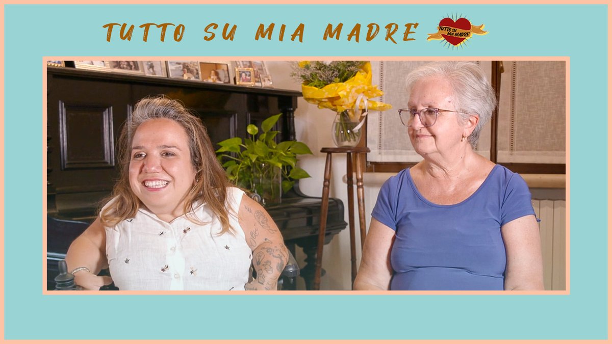 "Mi chiama Valentina, ho 37 anni, vivo a Porto Mantovano e voglio raccontarvi tutto su mia madre Roberta."

➪ #TuttoSuMiaMadre, ora su #Rai3.