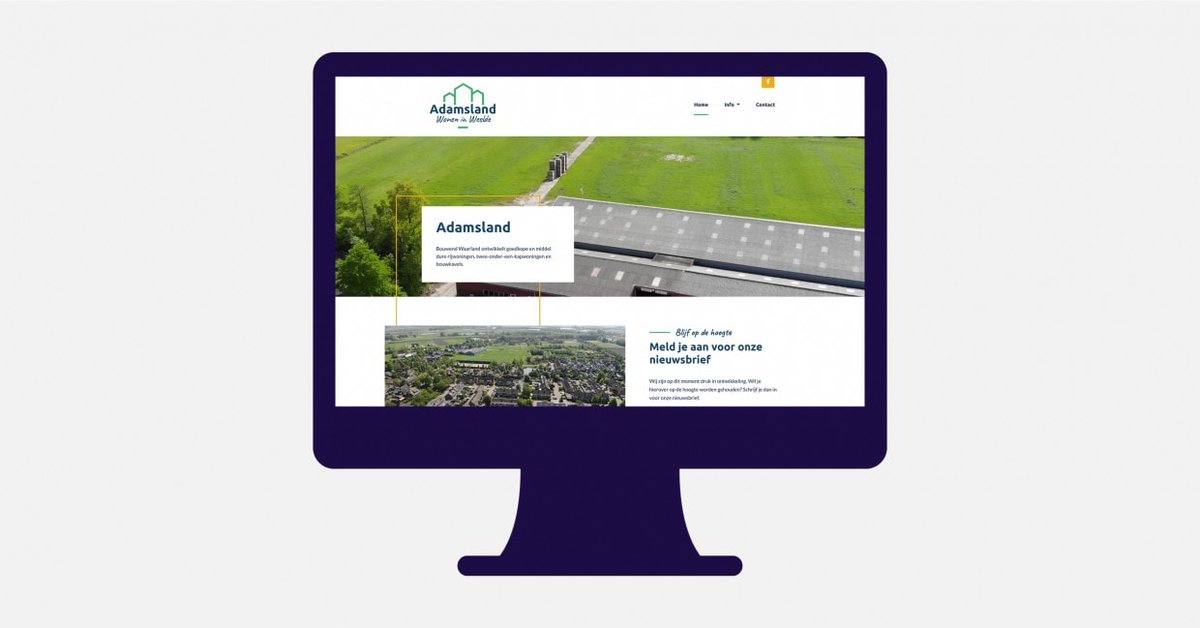Adamsland website

In een ruim en groen opgezet openbaar gebied genaamd Adamsland, ontwikkelt Bouwend Waarland goedkope en middeldure rijwoningen, twee-onder-een-kapwoningen en bouwkavels. De websit

studioviv.nl/adamsland-webs…

#huisstijl #logo #websiteontwerp #Website