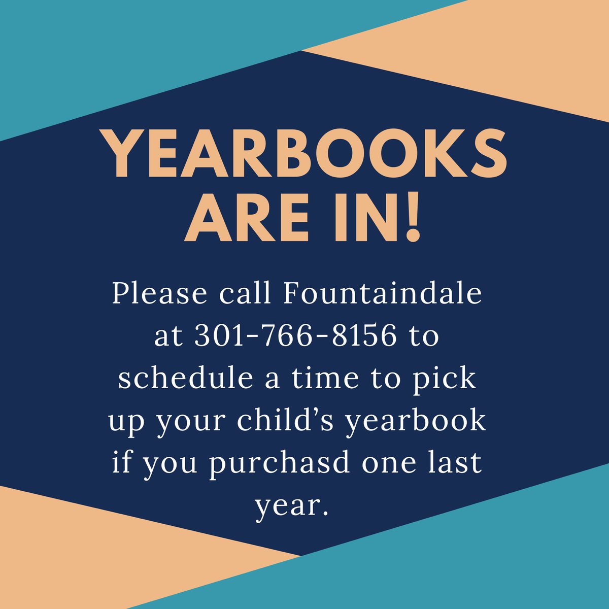 Yearbooks are in!