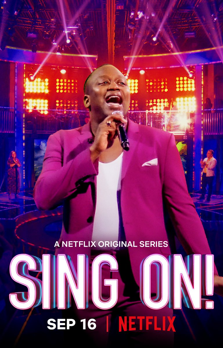 Oh who's that on my Netflix screen? 
IT'S ME. I'M ON NETFLIX! Sing On! Comes out today and I am so proud of myself and my fellow contestants. I hope you enjoy it! <a href="/netflix/">Netflix</a> #singon