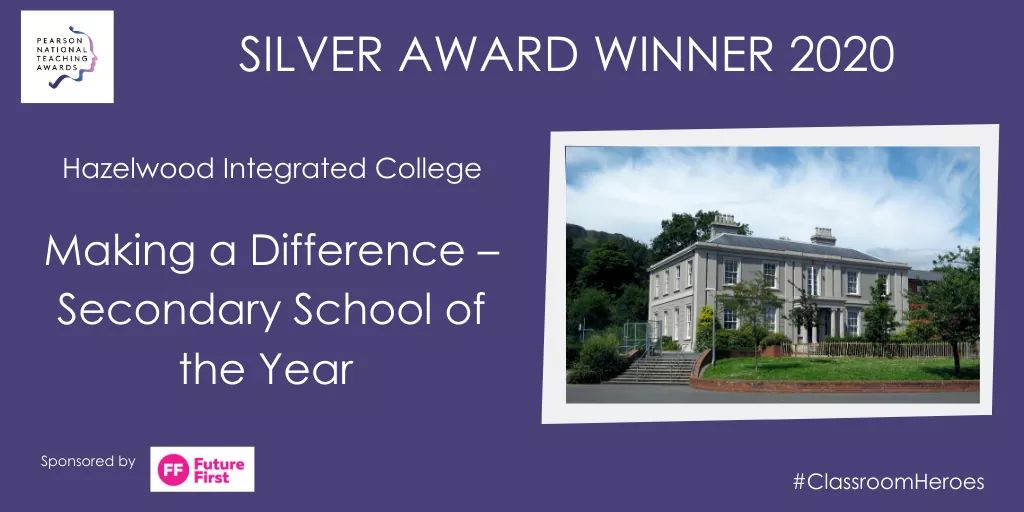 ~ HAZELWOOD WINS PEARSON SILVER AWARD! ~

This afternoon, Education Minister, Mr Peter Weir, presented the college with the The Pearson National Teaching Awards Silver Award. This is a prestigious award in the world of education... 

m.facebook.com/story.php?stor…

#ClassroomHeroes
