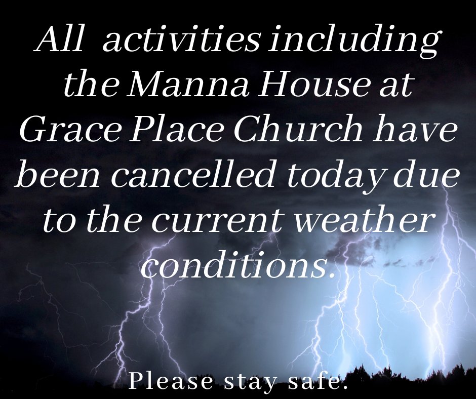 mygpchurch's tweet image. All activities have been cancelled. #move2020 #hurricanesally