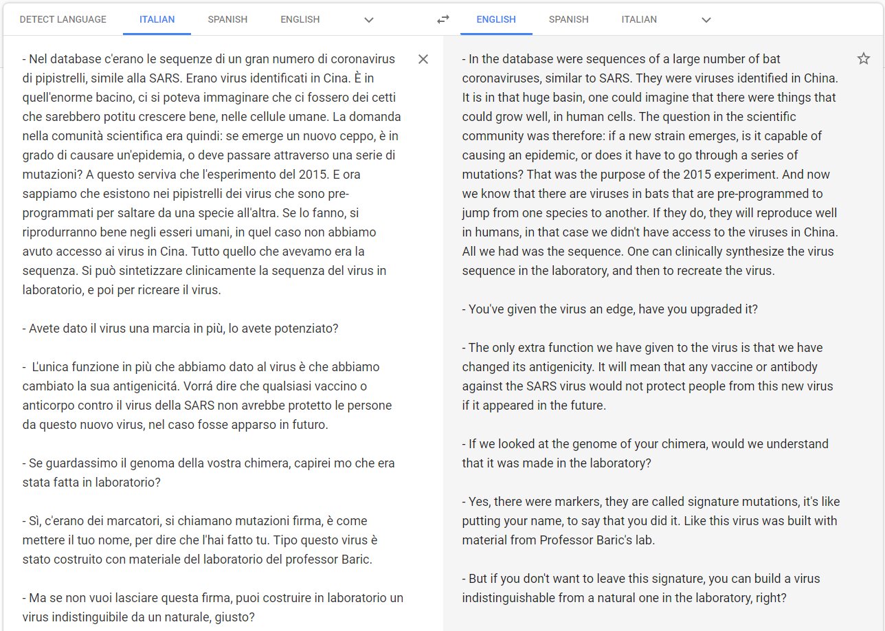 Francisco De Asis Transcript And Translation Of The Full Interview With Baric Longer Than That Cut In Huffingtonpost Presa Diretta Raitre T Co Hq0fwigl6d