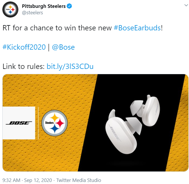 The #1 brand across Twitter,  @Bose, did coordinated activations w/ nearly every team for a headphone giveaway.They also made a smart choice by sponsoring media of players arriving or practicing wearing their products. Relevant tie-ins make the most sense for all parties.(3/7)