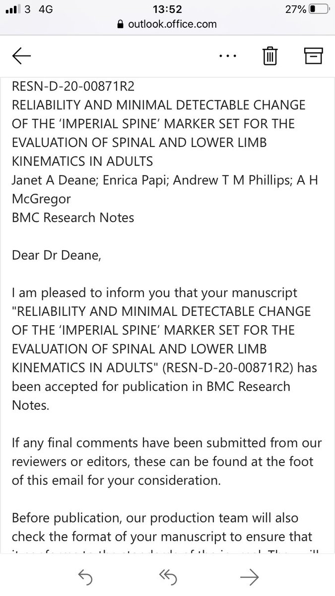 New paper on the way. May change the way we evaluate movement in people with low back pain in future.  Time to assess the entire kinematic chain. Thank you to funding from @VersusArthritis and <a href="/enrica_papi/">Enrica Papi</a> <a href="/atmphillips/">Andrew Phillips</a> Alison McGregor. <a href="/BioMedCentral/">BMC</a> <a href="/MSkLab1/">MSk Lab</a>