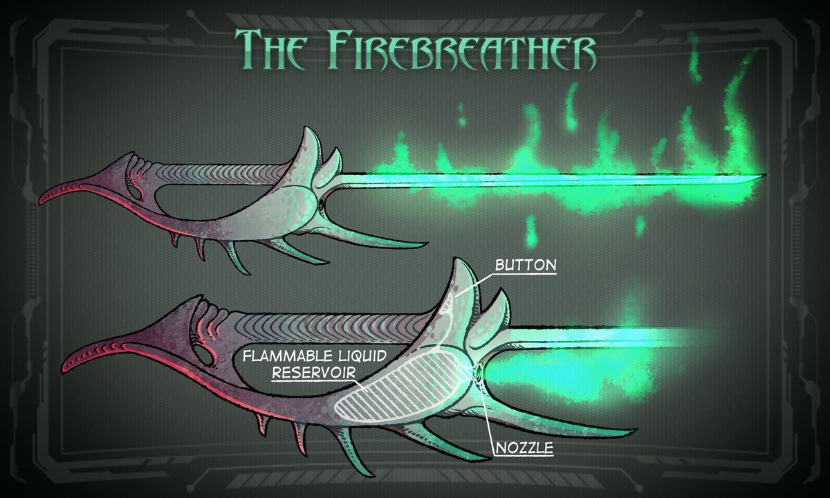 Blind_Archon's tweet photo. #ArtistOnTwitter #Adopt #adoptables #weapon #weapondesignchallenge #Swordtember #artist #painting #drawing #digitalart https://t.co/tI8OcnpjjD