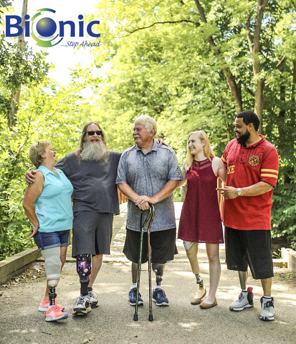 bionicpo's tweet photo. Meet our patients Holly, Dennis, Jim, Rachel and Reynaldo. They have gone from being acquaintances, to our patients and now a part of the Bionic extended family. We are proud to have been a part of bringing this group of people together, and many others.
•
•
•
#bionicfamily https://t.co/E0KO1DSfwv