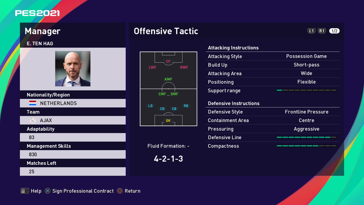 PESEP14's tweet photo. More good managers
#PES2021 #myClub #PESOLOGY https://t.co/IbFxVm912B