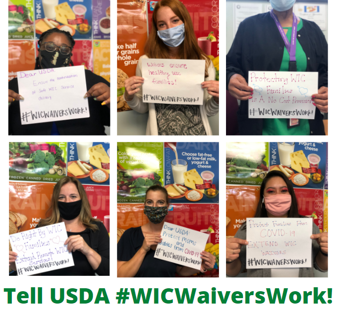 GV_PublicHealth's tweet photo. With WIC waivers set to expire on September 30, the WIC community must speak with one voice to urge USDA to extend waivers and ensure WIC providers have all the flexibilities necessary to ensure safe operations.
Take action: https://t.co/9Z9CDjVdK2

#WICWaiversWork https://t.co/Yxhu714XvC