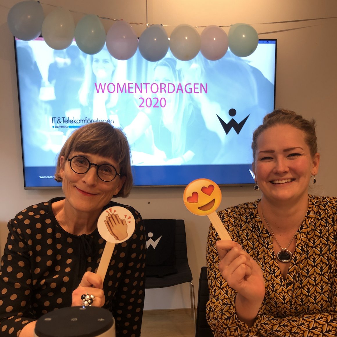Nu går startskottet för den digitala Womentor-dagen 2020 😍👏
Här har ni dagens programledare Maria Norberg, grundare av Teknikkvinnor och Karin Ahlström, grundare av Womentor. I årets program är vi 150 st förebilder som deltar helt digitalt via ZOOM! 
Nu kör vi! 
#womentor2020