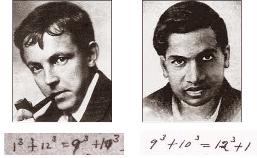 3/“I remember once going to see him when he was ill at Putney. I had ridden in taxi cab number 1729 and remarked that the number seemed to me rather a dull one, and that I hoped it was not an unfavorable omen".“No”-  #Ramanujan replied- "it is a very interesting number; #maths