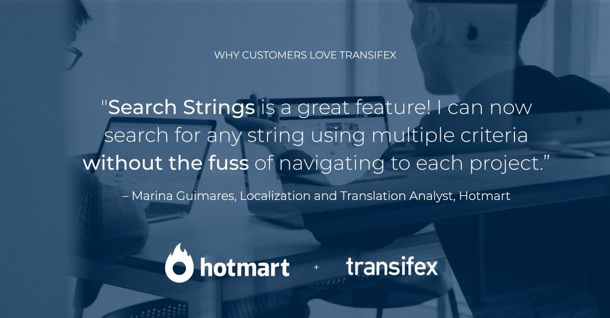 transifex's tweet image. Why global localization teams like @hotmart&apos;s choose Transifex. 

#localization #continuouslocalization #l10n
