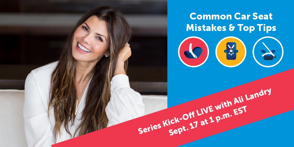Our experts are LIVE this Thursday with <a href="/alilandry/">ali landry</a> to answer #carseat questions!

Share this event with #parents and caregivers so they don't miss tips that could make a big difference in the safety of their child. #ChildPassengerSafety