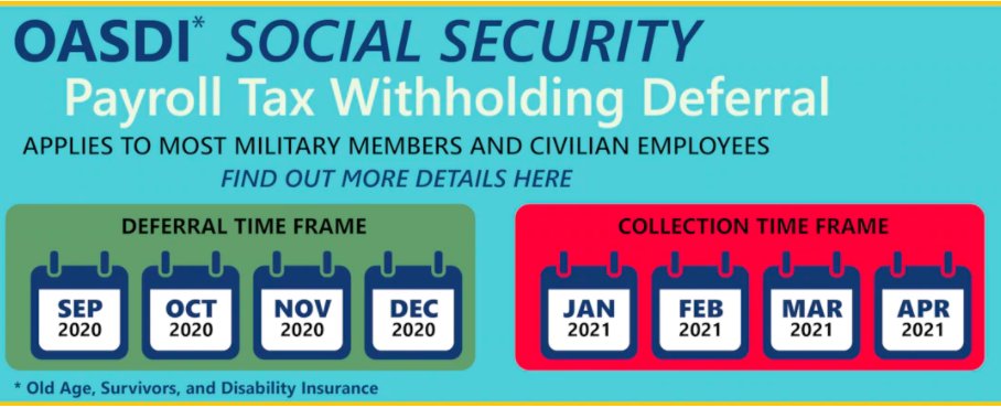 navy_reserve's tweet photo. #NavyReservists - If you have questions about the Social Security Tax Withholding Deferral, get your answers here: ⬇️⬇️⬇️
https://t.co/sFEqNvz2rw https://t.co/IXdNXSO3gH