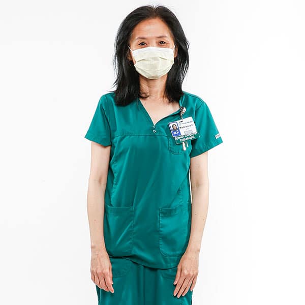Madeleine Uy is a speech language pathologist.When patients come off the ventilator, part of her job is to make sure they can perform basic functions like speaking and swallowing.  https://interactives.dallasnews.com/2020/saving-one-covid-patient-at-texas-health-presbyterian-hospital-dallas/