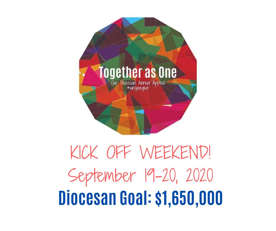 Together as One: Our Diocesan Annual Appeal Kicks off this next weekend, September 19-20! Please offer your gift for all that the Catholic faith has given you! scdiocese.org/together-as-one
#TogetherasOne #ComeTogether #NWIowaCatholic