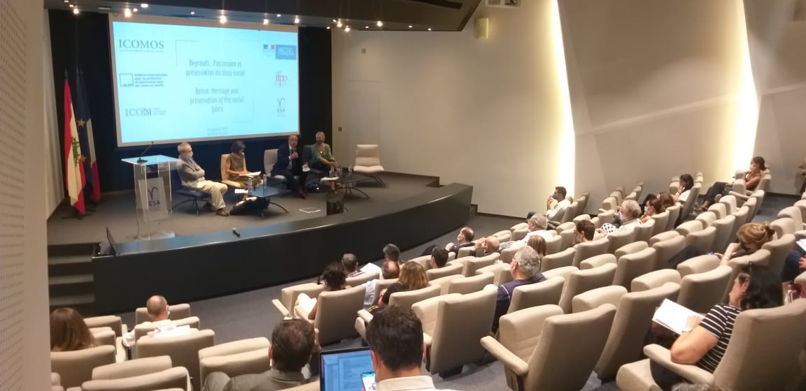 InstitutFrLiban's tweet photo. #Endirect de l'@ESABeirut- #Beyrouth : #Patrimoine et préservation du tissu social
En présence de @frelandv, président de @ALIPHFoundation et des représentants de l'@IcomOfficiel, de l'@ICOMOS, l'@ifporient et de l'#IFLiban 🇫🇷🇱🇧 https://t.co/WHd4bUvmyE