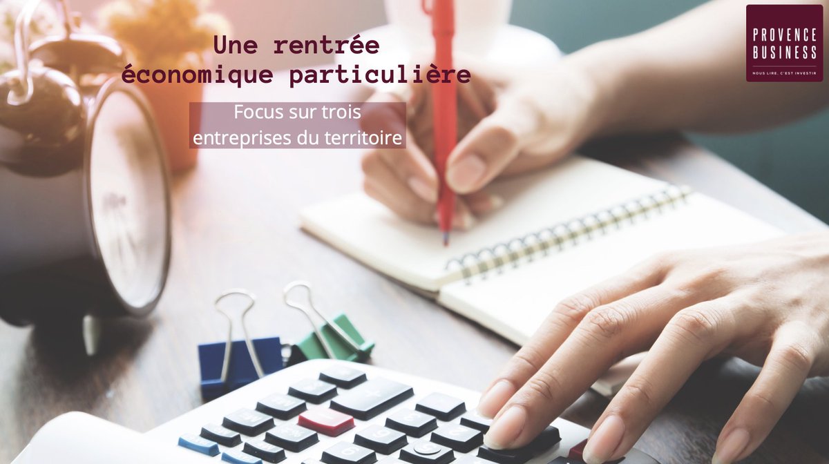 Cette année, la rentrée #économique se fait dans un contexte sanitaire particulier. Provence Business l'a analysé à travers le prisme de trois #entreprises majeures de notre territoire : New Oxatis, Alteo et High Co.

A lire dans votre nouvelle lettre sur provencebusiness.fr