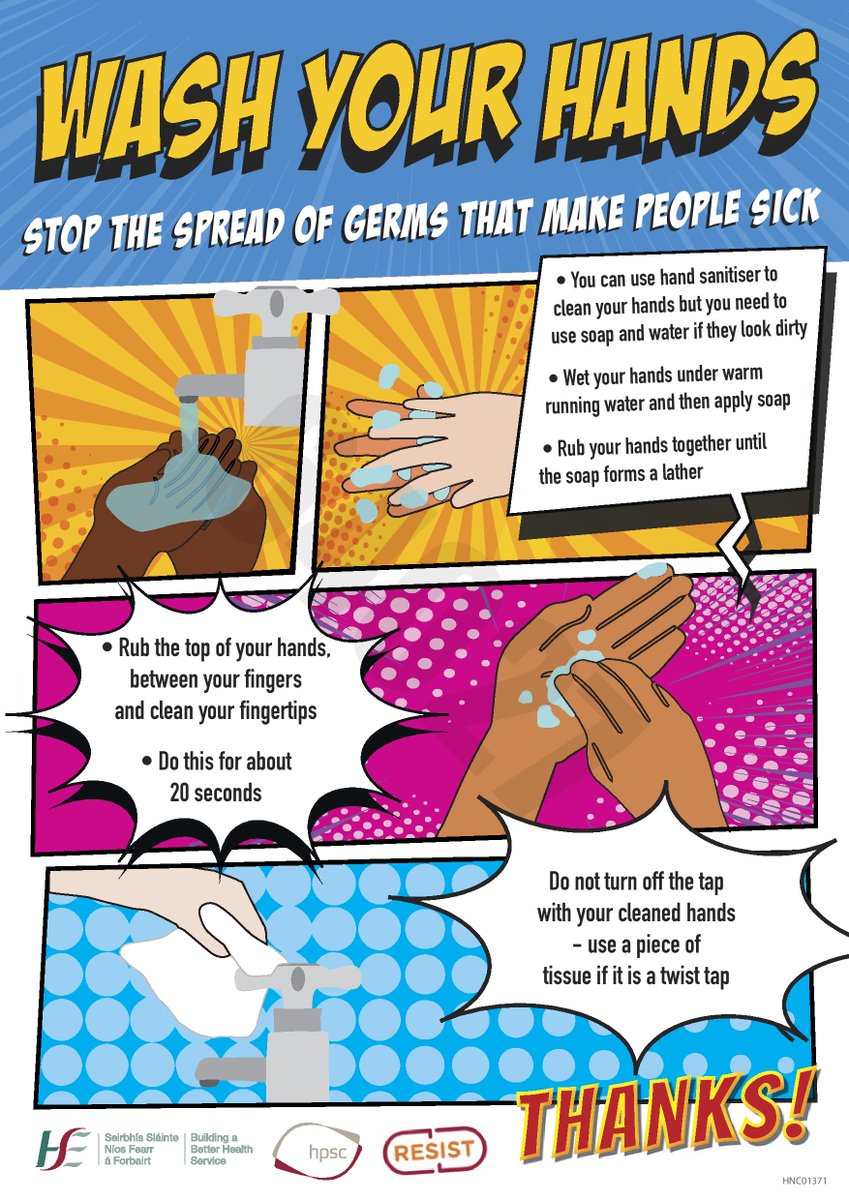 Hse Ireland A Twitter We All Know That Proper Hand Hygiene Is A Key Factor In Reducing The Spread Of Covid19 And Other Infections Our New Posters Will Help To Remind Pupils