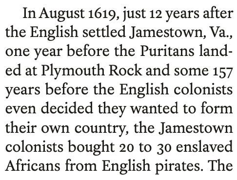 The idea of the Mayflower as one colonial settlement among many has become more widely recognised in the US in recent decades, as  #VastEarlyAmerica indicates; though the old origin myths die hard. The 1619 Project was in conversation with 1620 as well as 1776